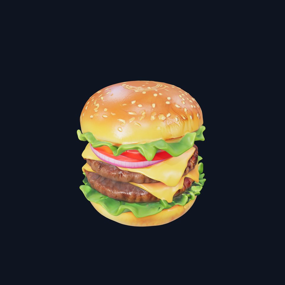 Cheeseburger DoubleStack Model Pack